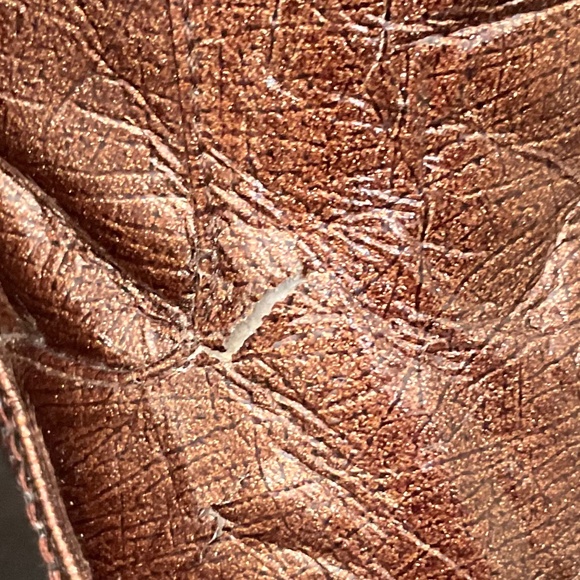 Brown /Cognac John Fashion Sequined Embroidered Pointed Toe Cowboy Boots Sz - Picture 13 of 16